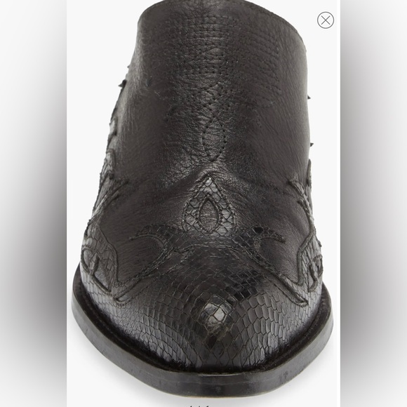 Golden Goose Santiago Black Western Bootie Mules 39 New - Picture 12 of 13